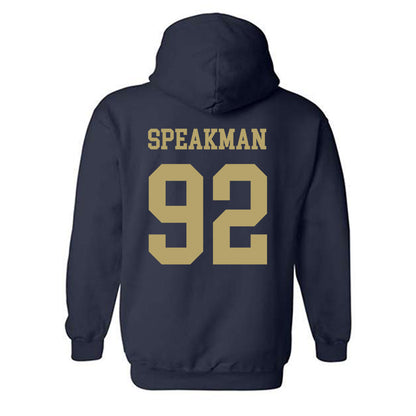 Georgia Tech - NCAA Football : Christian Speakman - Classic Shersey Hooded Sweatshirt-1