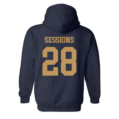 Georgia Tech - NCAA Football : Elgin Sessions - Classic Shersey Hooded Sweatshirt-1
