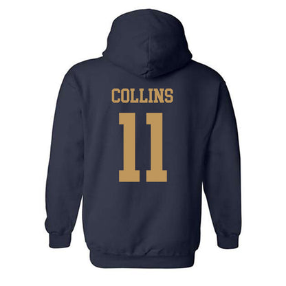 Georgia Tech - NCAA Football : Darnell Collins - Classic Shersey Hooded Sweatshirt-1