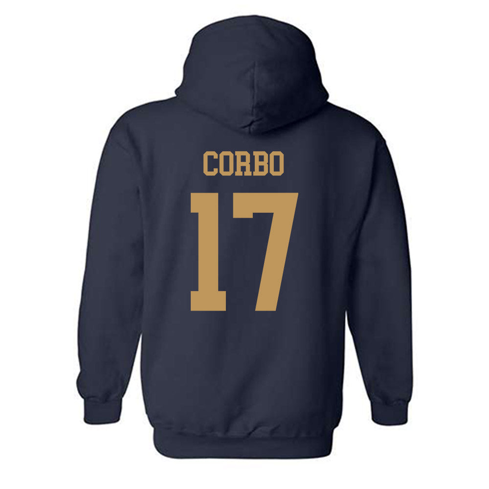 Georgia Tech - NCAA Football : Chris Corbo - Classic Shersey Hooded Sweatshirt-1