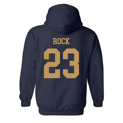Georgia Tech - NCAA Football : Caramarie Rock - Classic Shersey Hooded Sweatshirt-1