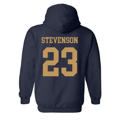 Georgia Tech - NCAA Football : Traeviss Stevenson - Classic Shersey Hooded Sweatshirt-1
