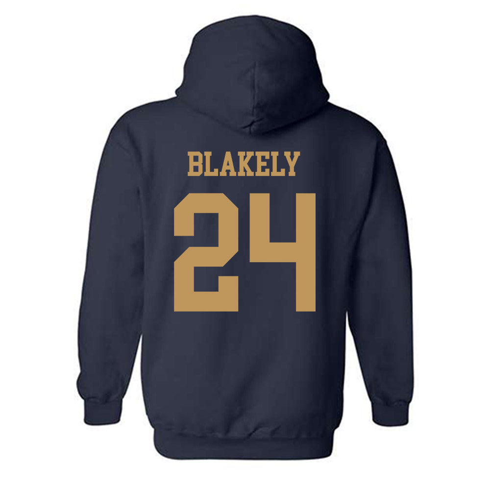 Georgia Tech - NCAA Baseball : Jackson Blakely - Classic Shersey Hooded Sweatshirt-1