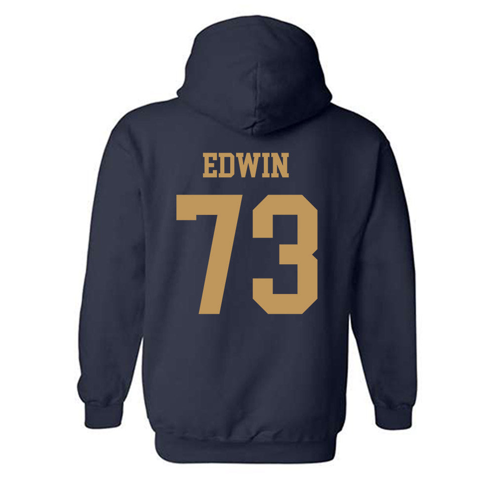 Georgia Tech - NCAA Football : Favour Edwin - Classic Shersey Hooded Sweatshirt-1