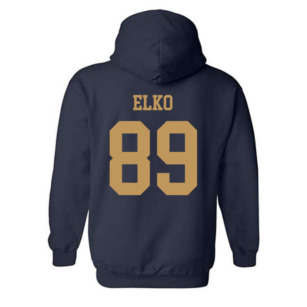 Georgia Tech - NCAA Football : Chris Elko - Classic Shersey Hooded Sweatshirt-1