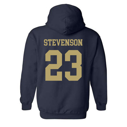Georgia Tech - NCAA Football : Traeviss Stevenson - Classic Shersey Hooded Sweatshirt-1
