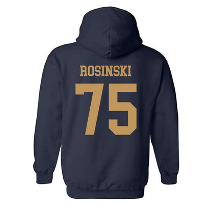 Georgia Tech - NCAA Football : Andrew Rosinski - Classic Shersey Hooded Sweatshirt-1