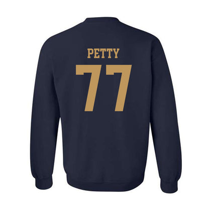 Georgia Tech - NCAA Football : Josh Petty - Classic Shersey Crewneck Sweatshirt-1