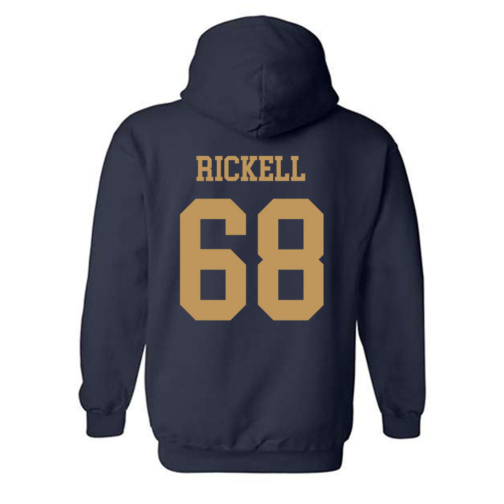 Georgia Tech - NCAA Football : Eli Rickell - Classic Shersey Hooded Sweatshirt-1