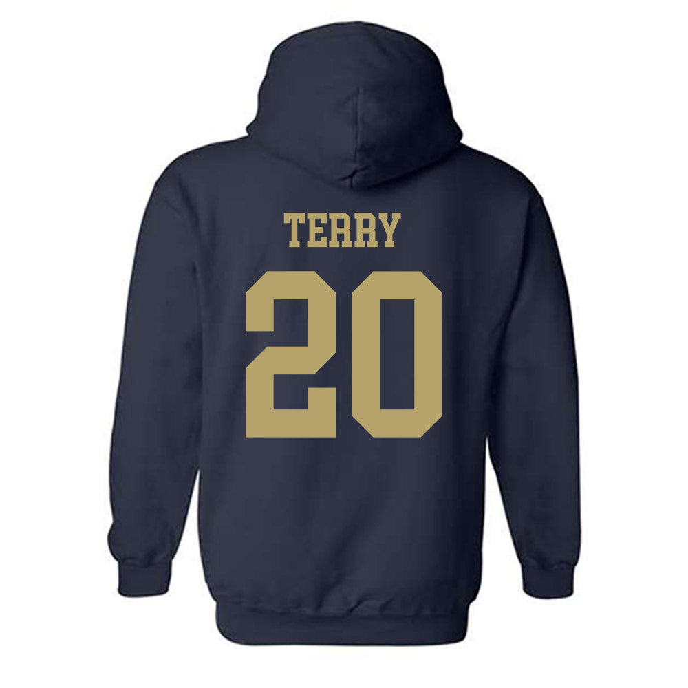 Georgia Tech - NCAA Football : Jaedyn Terry - Classic Shersey Hooded Sweatshirt-1