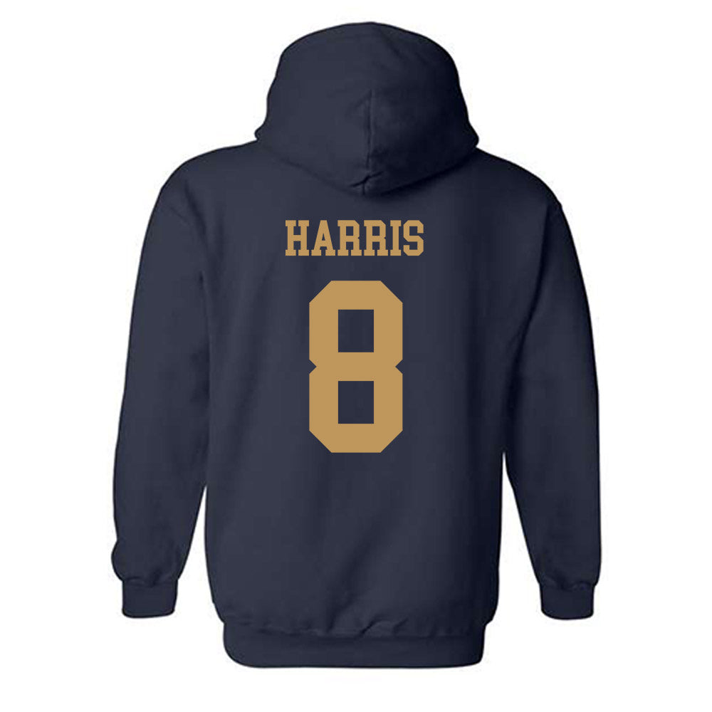 Georgia Tech - NCAA Football : Gavin Harris - Classic Shersey Hooded Sweatshirt-1