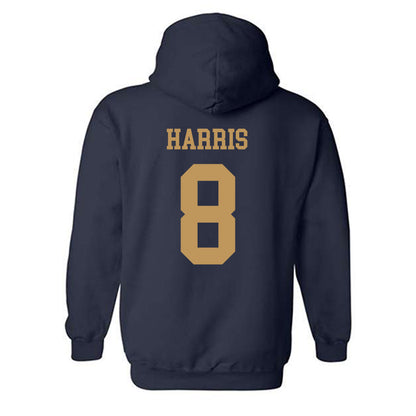 Georgia Tech - NCAA Football : Gavin Harris - Classic Shersey Hooded Sweatshirt-1