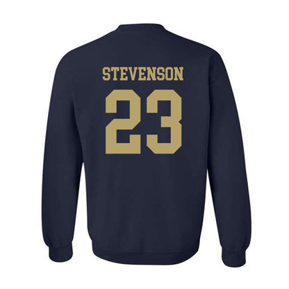 Georgia Tech - NCAA Football : Traeviss Stevenson - Classic Shersey Crewneck Sweatshirt-1