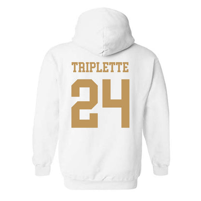 Georgia Tech - NCAA Football : Ronald Triplette - Classic Shersey Hooded Sweatshirt-1