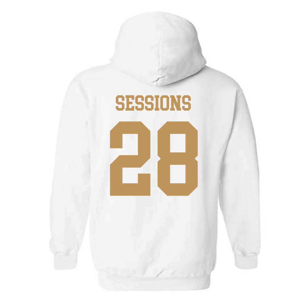Georgia Tech - NCAA Football : Elgin Sessions - Classic Shersey Hooded Sweatshirt-1