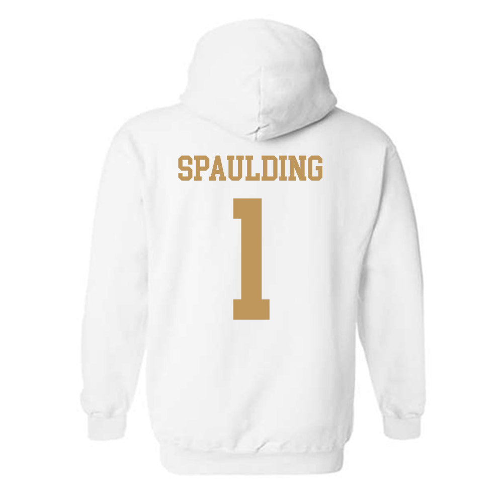 Georgia Tech - NCAA Football : Cayman Spaulding - Classic Shersey Hooded Sweatshirt-1