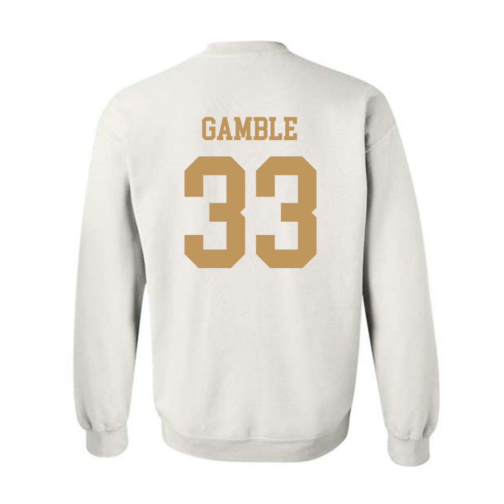 Georgia Tech - NCAA Football : CJ Gamble - Classic Shersey Crewneck Sweatshirt-1