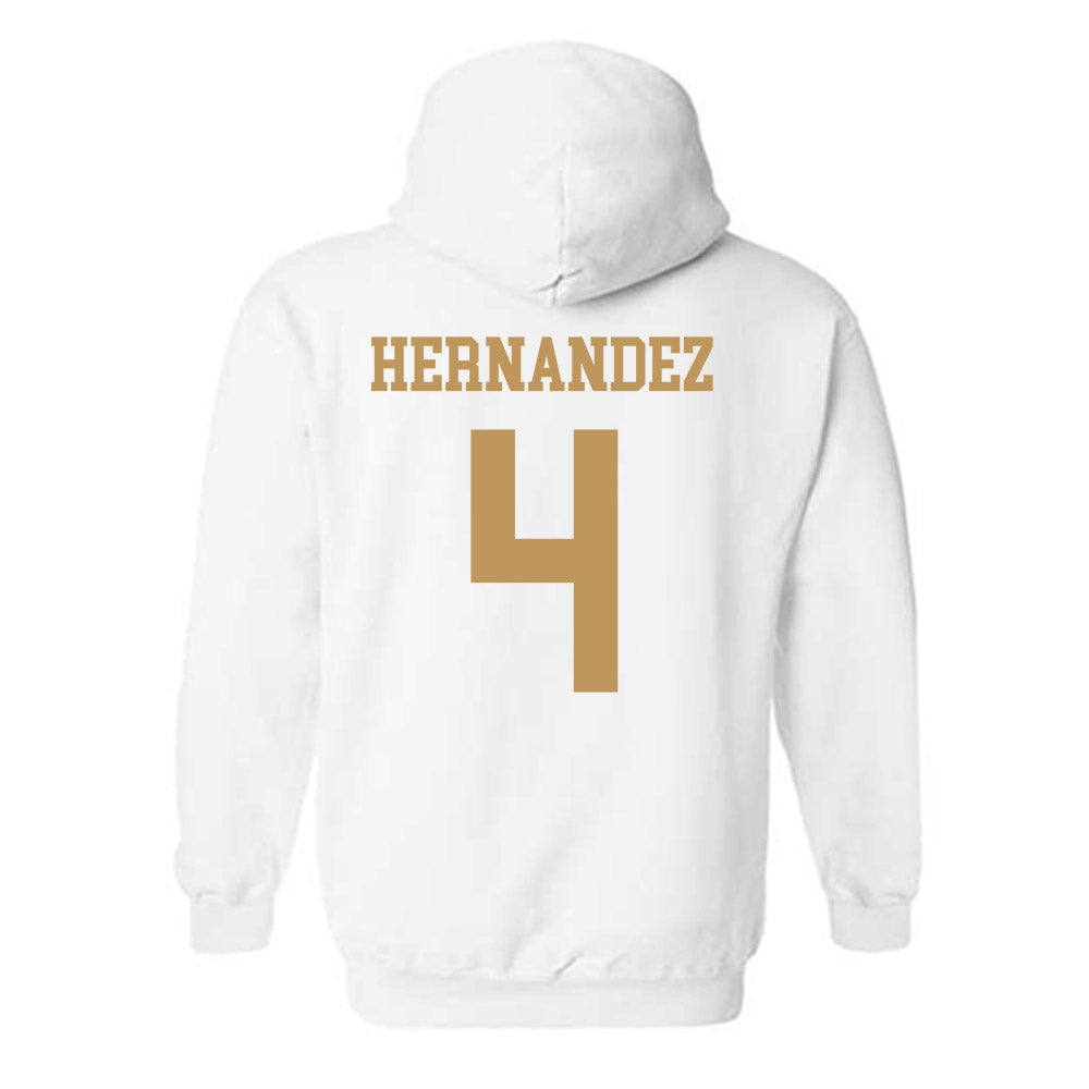 Georgia Tech - NCAA Baseball : Alex Hernandez - Classic Shersey Hooded Sweatshirt-1