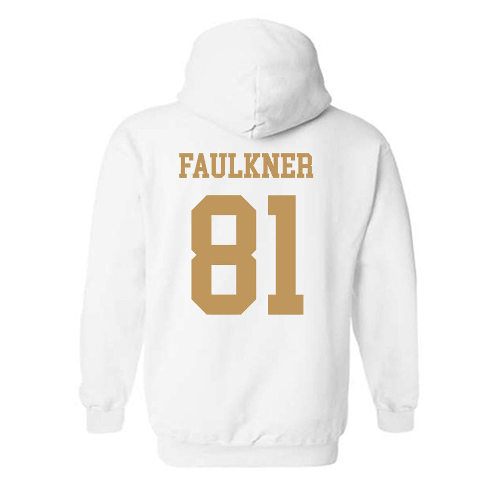 Georgia Tech - NCAA Football : Cal Faulkner - Classic Shersey Hooded Sweatshirt-1