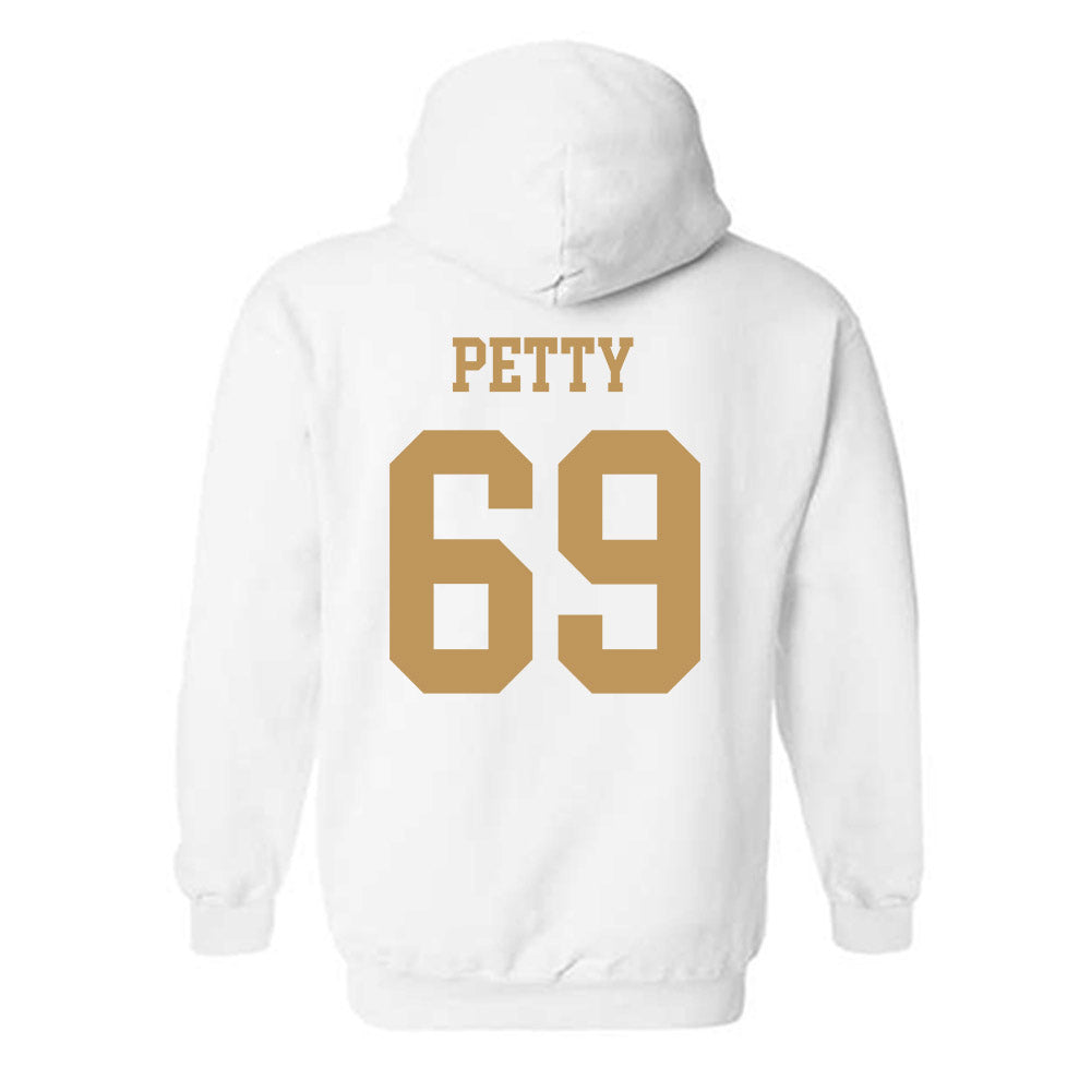 Georgia Tech - NCAA Football : Josh Petty - Classic Shersey Hooded Sweatshirt-1