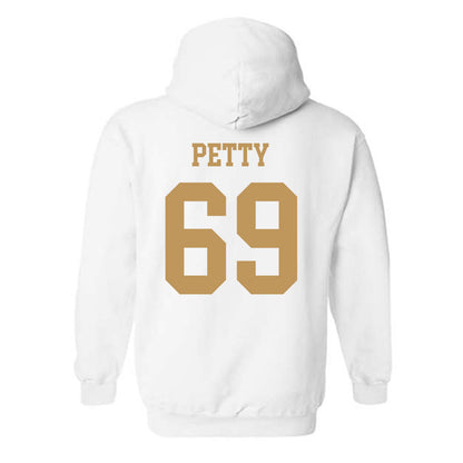 Georgia Tech - NCAA Football : Josh Petty - Classic Shersey Hooded Sweatshirt-1