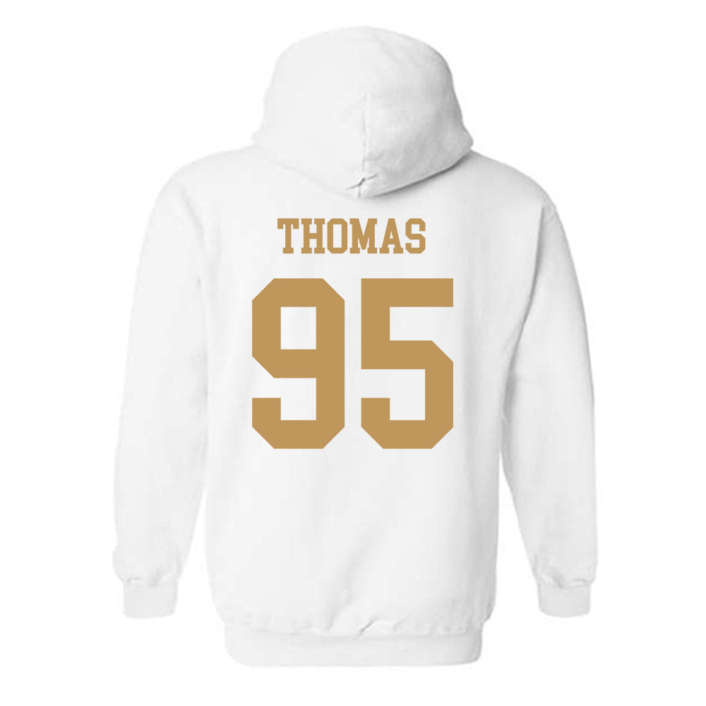 Georgia Tech - NCAA Football : Tawfiq Thomas - Classic Shersey Hooded Sweatshirt-1