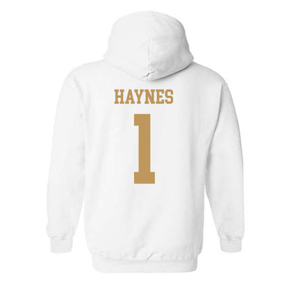 Georgia Tech - NCAA Football : Jamal Haynes - Classic Shersey Hooded Sweatshirt-1