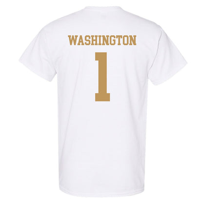 Georgia Tech - NCAA Men's Basketball : Lamar Washington - Classic Shersey T-Shirt-1