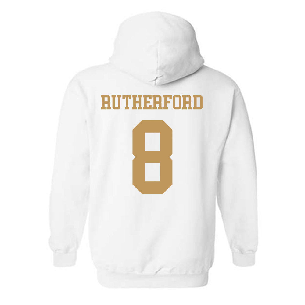 Georgia Tech - NCAA Football : Malik Rutherford - Classic Shersey Hooded Sweatshirt-1