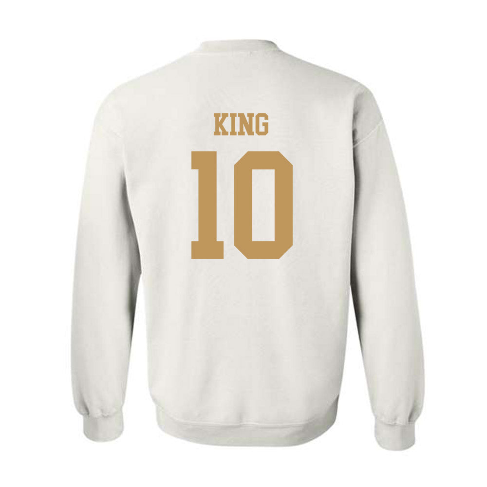 Georgia Tech - NCAA Football : Haynes King - Classic Shersey Crewneck Sweatshirt-1