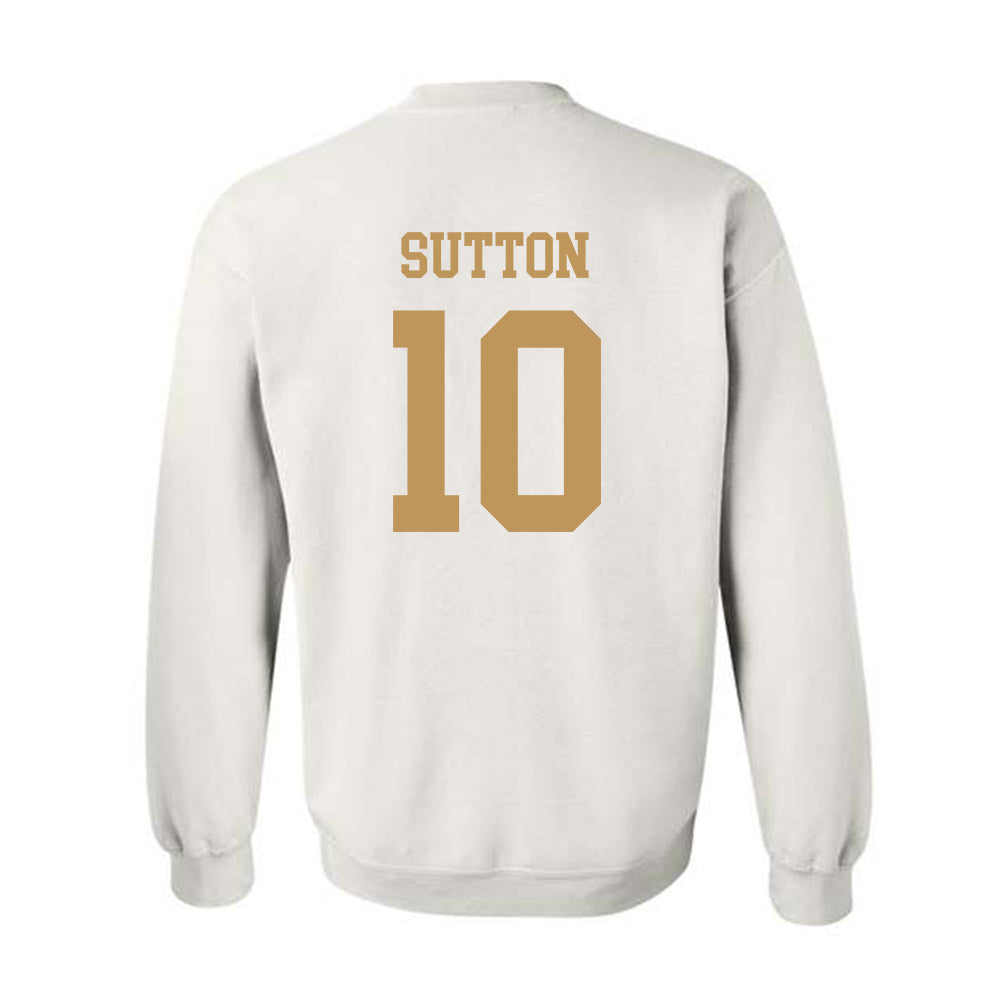 Georgia Tech - NCAA Men's Basketball : Darrions Sutton - Classic Shersey Crewneck Sweatshirt-1