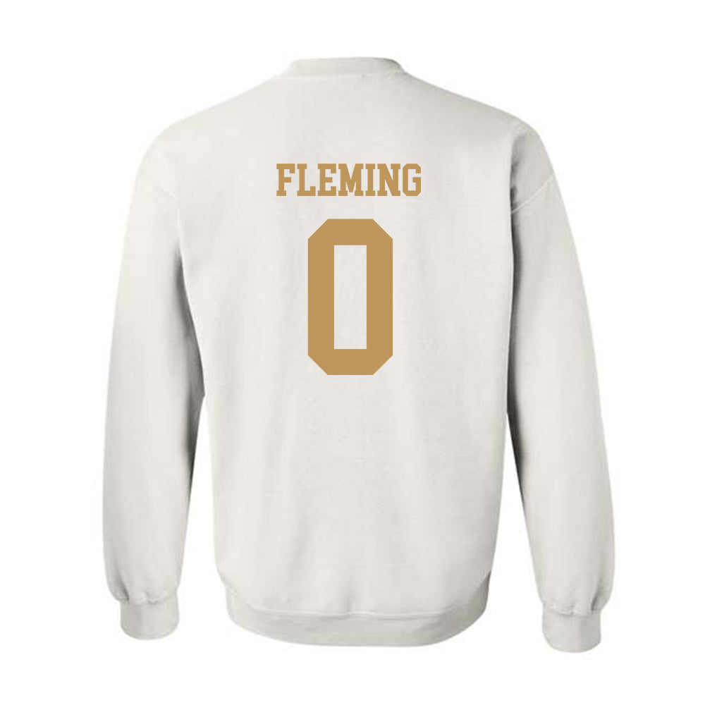 Georgia Tech - NCAA Men's Basketball : Akai Fleming - Classic Shersey Crewneck Sweatshirt-1