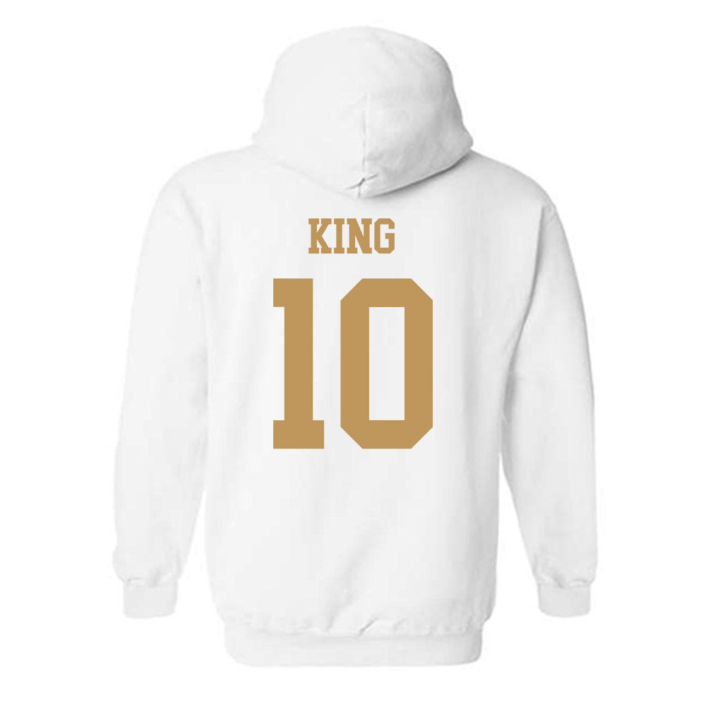 Georgia Tech - NCAA Football : Haynes King - Classic Shersey Hooded Sweatshirt-1