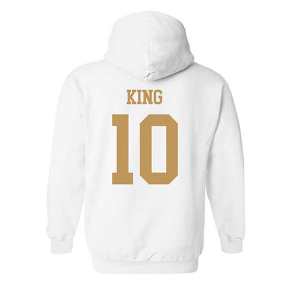 Georgia Tech - NCAA Football : Haynes King - Classic Shersey Hooded Sweatshirt-1