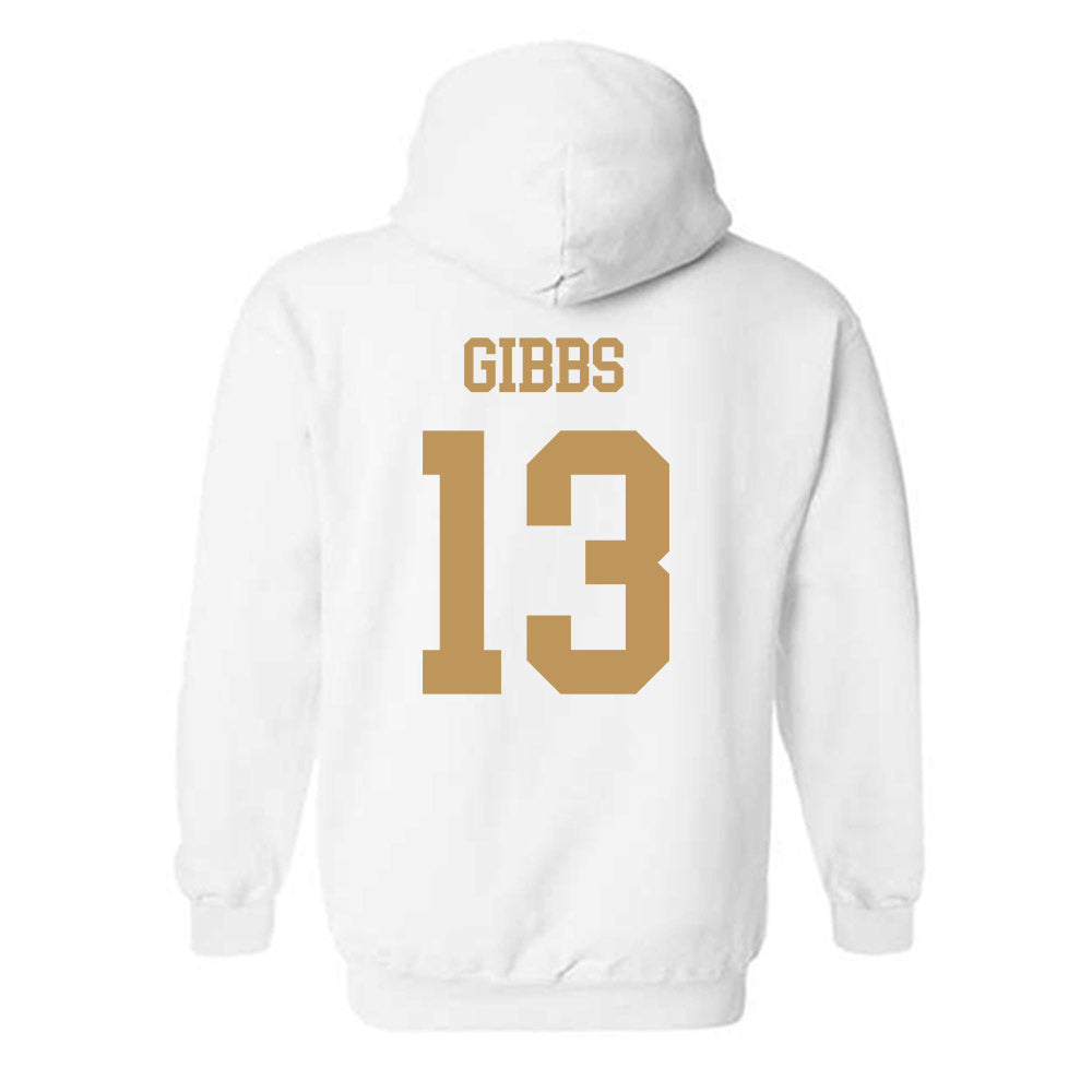 Georgia Tech - NCAA Football : Syeed Gibbs - Classic Shersey Hooded Sweatshirt-1