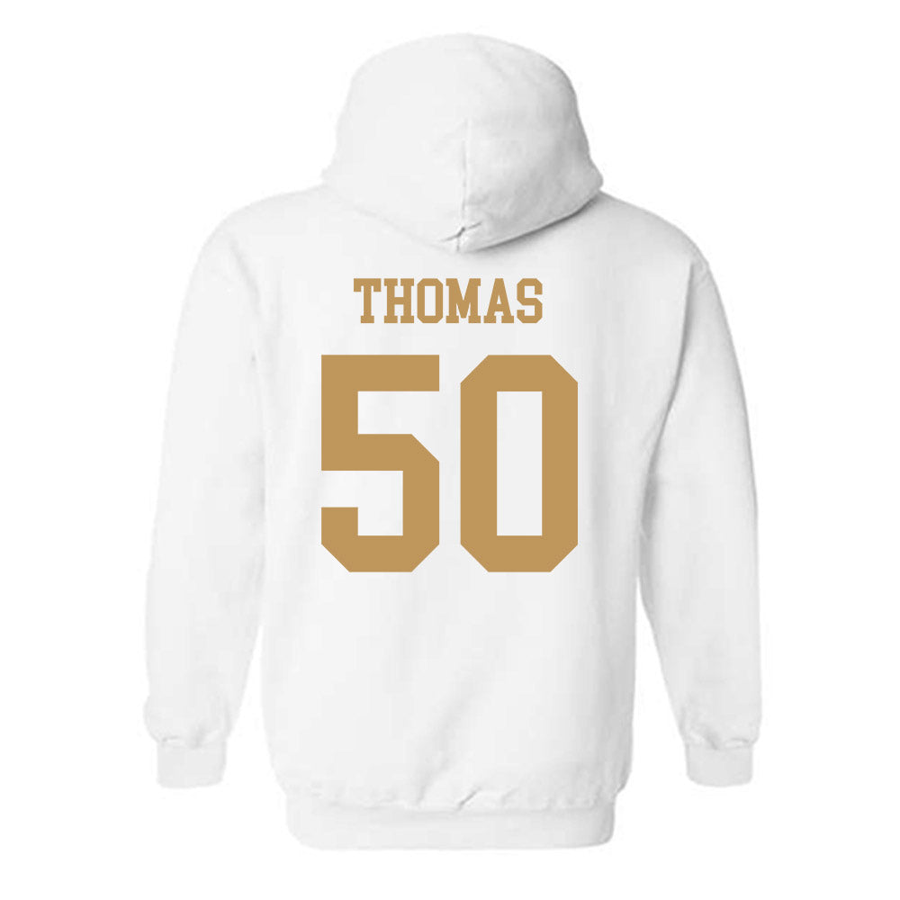 Georgia Tech - NCAA Football : Ronnie Thomas - Classic Shersey Hooded Sweatshirt-1