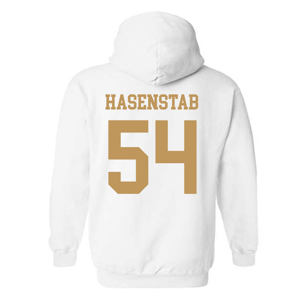 Georgia Tech - NCAA Baseball : Riley Hasenstab - Classic Shersey Hooded Sweatshirt-1