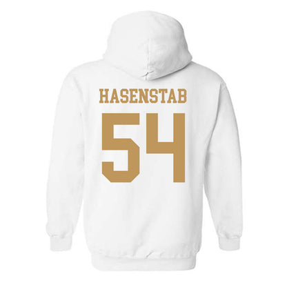 Georgia Tech - NCAA Baseball : Riley Hasenstab - Classic Shersey Hooded Sweatshirt-1
