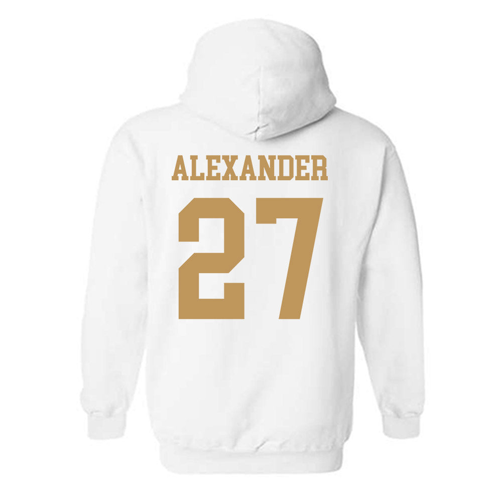 Georgia Tech - NCAA Football : Chad Alexander - Classic Shersey Hooded Sweatshirt-1