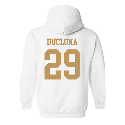 Georgia Tech - NCAA Football : Jonas Duclona - Classic Shersey Hooded Sweatshirt-1