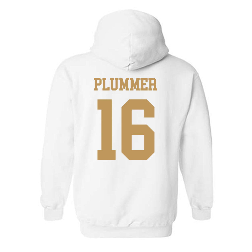 Georgia Tech - NCAA Football : Jaiven Plummer - Classic Shersey Hooded Sweatshirt-1