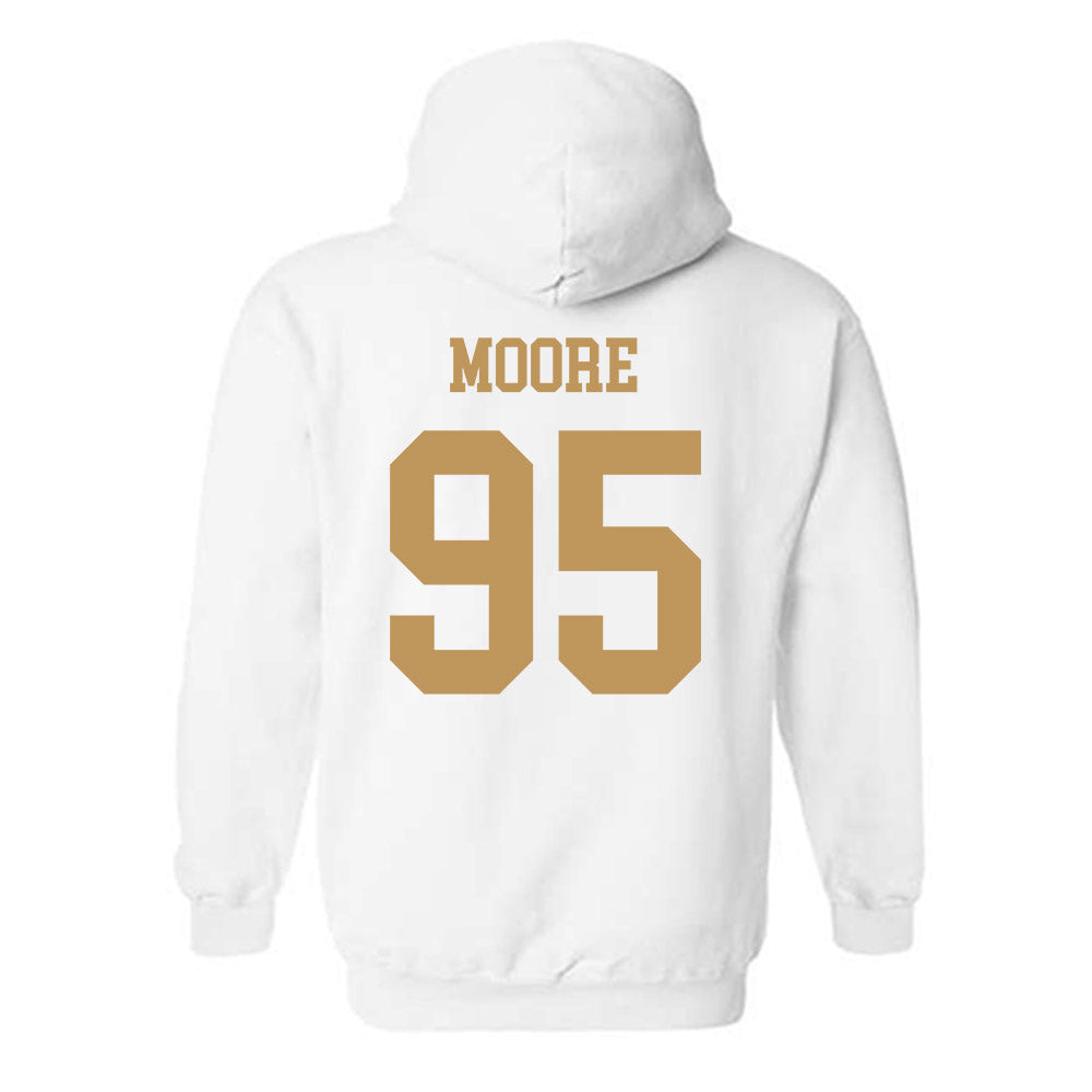 Georgia Tech - NCAA Football : Jason Moore - Classic Shersey Hooded Sweatshirt-1