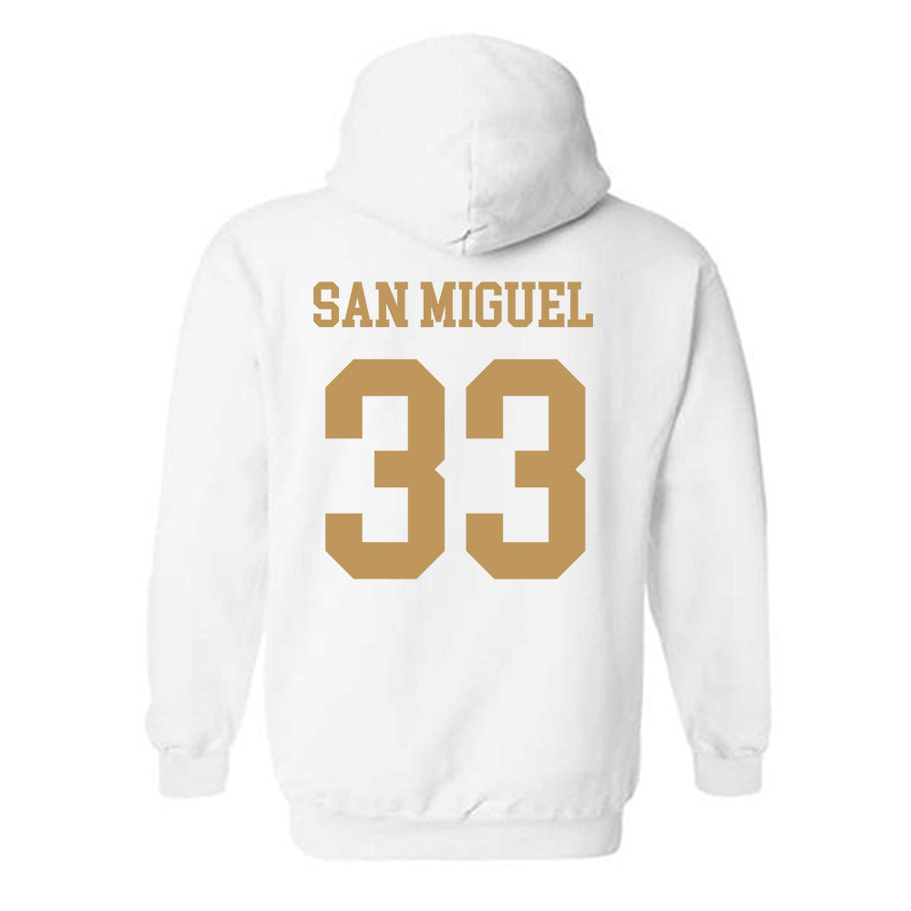 Georgia Tech - NCAA Men's Basketball : Marcos San Miguel - Classic Shersey Hooded Sweatshirt-1