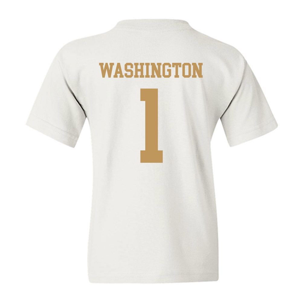 Georgia Tech - NCAA Men's Basketball : Lamar Washington - Classic Shersey Youth T-Shirt-1