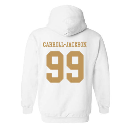 Georgia Tech - NCAA Football : Vincent Carroll-Jackson - Classic Shersey Hooded Sweatshirt-1