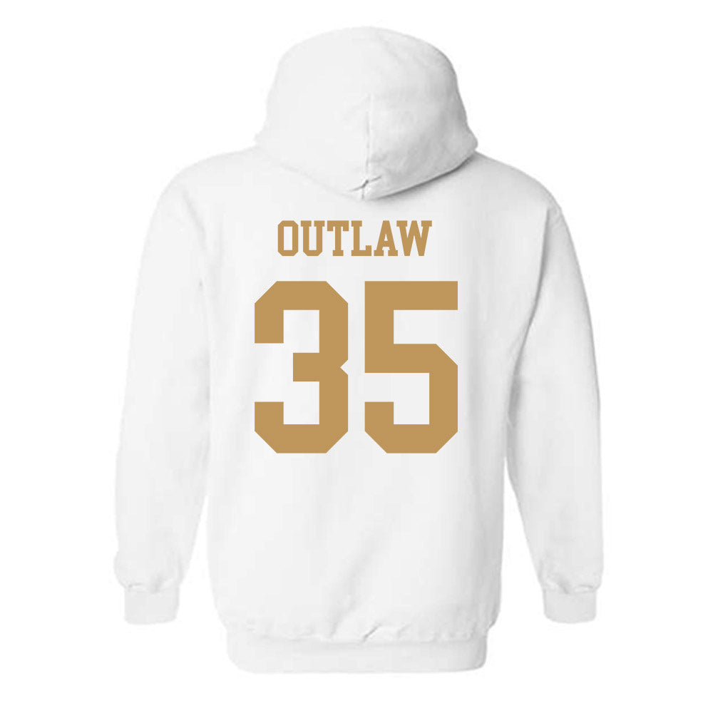 Georgia Tech - NCAA Football : Braylon Outlaw - Classic Shersey Hooded Sweatshirt-1