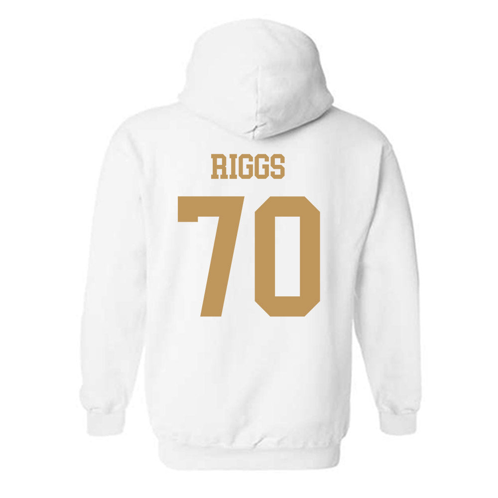 Georgia Tech - NCAA Football : Jameson Riggs - Classic Shersey Hooded Sweatshirt-1