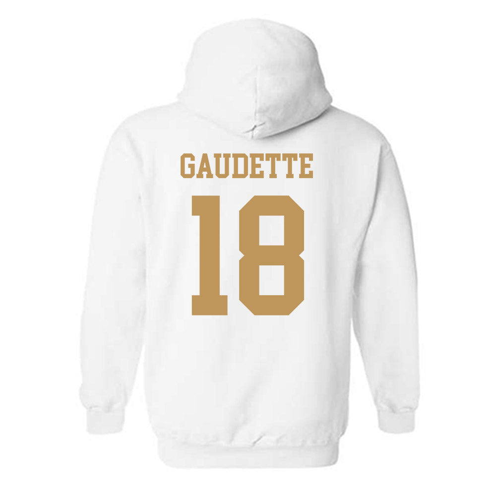 Georgia Tech - NCAA Baseball : Caden Gaudette - Classic Shersey Hooded Sweatshirt-1