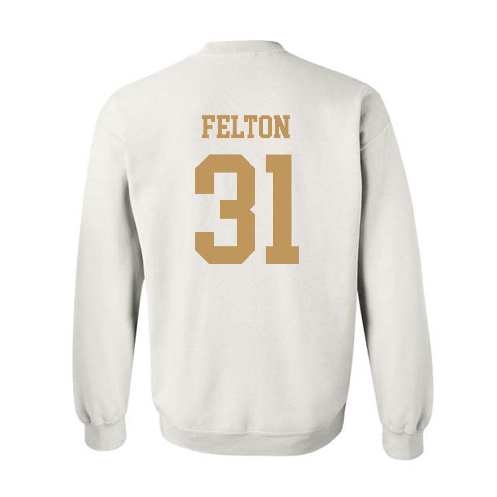 Georgia Tech - NCAA Football : Fenix Felton - Classic Shersey Crewneck Sweatshirt-1