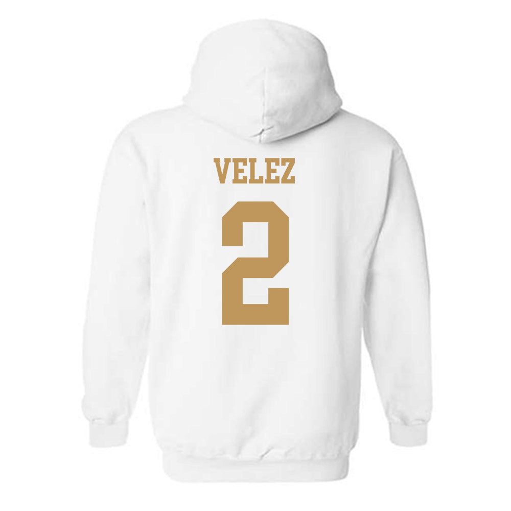 Georgia Tech - NCAA Women's Volleyball : Sofia Velez - Classic Shersey Hooded Sweatshirt-1